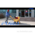 Rodillo vibratorio de pavimentación de asfalto mini rodillo vibratorio en tándem rodillos de tambor para la venta FYL-600C